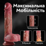 Вібратор телескопічний MAU з підігрівом, вгору-вниз +3 см, 10 режимів, 22 см