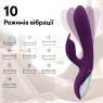 Вібратор-кролик Your Secret з вусиками, 10 частот вібрацій, чорний, 22.5 см