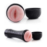 Мастурбатор-вагіна з вібрацією Real Body - Cup Vagina Vibrating