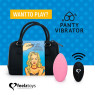 Вібратор в трусики FeelzToys Panty Vibrator Pink з пультом ДК, 6 режимів роботи, сумочка-чохол