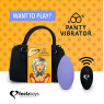 Вібратор в трусики FeelzToys Panty Vibrator Purple з пультом ДК, 6 режимів роботи, сумочка-чохол