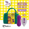 Вагінальні кульки з масажем і вібрацією FeelzToys Motion Love Balls Twisty з пультом ДК, 7 режимів
