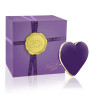 Вібратор-сердечко Rianne S: Heart Vibe Purple, 10 режимів, медичний силікон, подарункове паковання