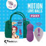 Вагінальні кульки з перлинним масажем FeelzToys Motion Love Balls Foxy з пультом ДК, 7 режимів