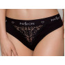 Трусики з широкою гумкою і мереживом Passion PS001 PANTIES M, black