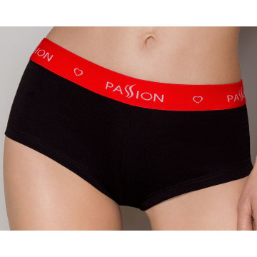 Трусики-шортики Passion PS003 PANTIES L, black
