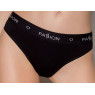 Трусики-сліпи з бавовни та еластаном Passion PS004 PANTIES S, black
