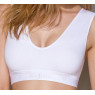 Спортивний топ з еластичної бавовни Passion PS005 TOP M, white