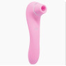 Вібратор і вакуумний стимулятор Alive Midnight Quiver Pink - іграшка 2 в 1