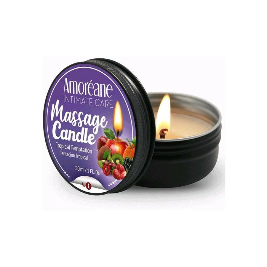Масажна свічка Тропічна спокуса Amoreane Tropical Temptation (30 мл)