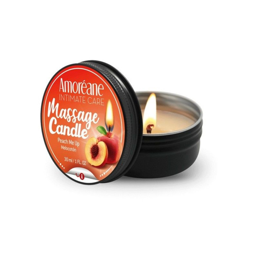Масажна свічка Спокусливий персик Amoreane Peach Me Up (30 мл)