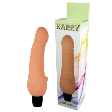 Вібратор BOSS Cyberskin - HARRY, 7 режимів вібрації, довжина 21 см, діаметр 4 см