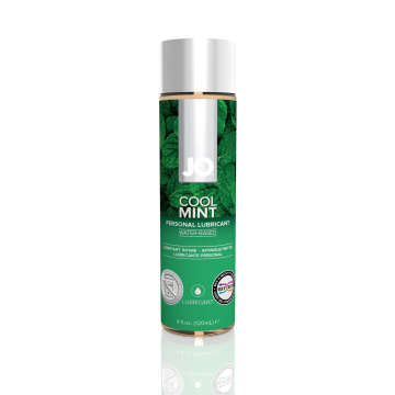 Змазка на водній основі JO H2O — Cool Mint (120 мл) без цукру, рослинний гліцерин