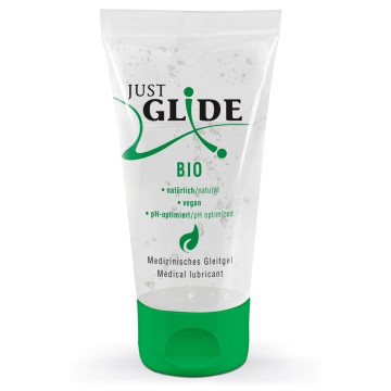 Веганський органічний гель-лубрикант - Just Glide Bio, 50 мл