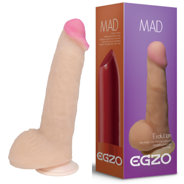 Фалоімітатор EGZO, 20,5 см х 5 см