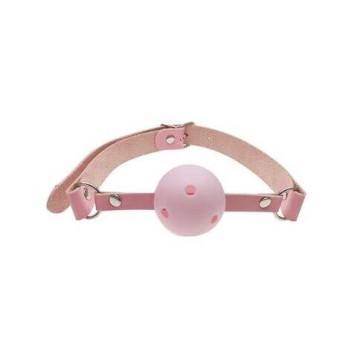 Кляп шар Classic plastic Pink