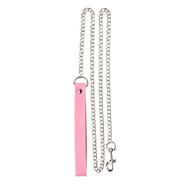 Повідець PU Leather Leash Black