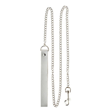 Повідець PU Leather Leash Black