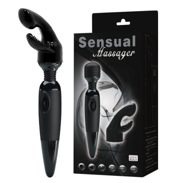 Вібромасажер SENSUAL MASSAGER зі змінною насадкою