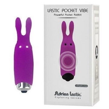 Вібропуля Adrien Lastic-Pocket Rabbit Purple