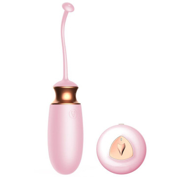 Віброяйце з підігрівом та пультом дистанційного керування - Vibrating Silicone Love EGG USB
