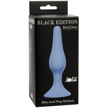Анальний плаг Slim Anal Plug Medium-Blue