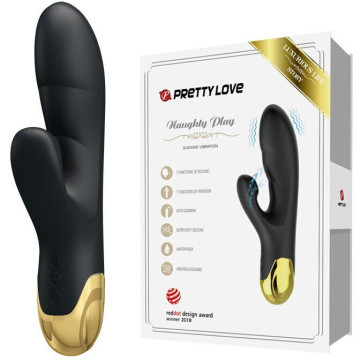 Вібратор з вакуумною стимуляцією клітора Pretty Love-Royal Pleasure Naughty Play
