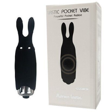 Вібропуля Adrien Lastic-Pocket Rabbit Black