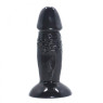 Анальний фалоімітатор на присосці XESE RD-33 BLACK Soft, Довжина 11 см, діаметр 3 см