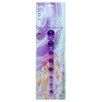 Анальні намиста Jelly Anal Beads PURPLE