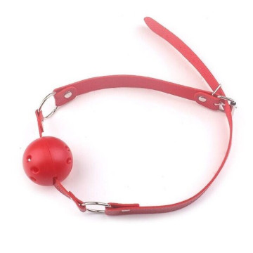 Кляп шар Classic plastic Red