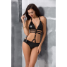Боді монокіні під латекс Passion Exclusive LAMIS BODY L/XL, black