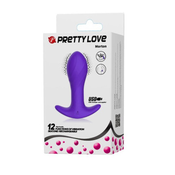 Анальний стимулятор з вібрацією PRETTY LOVE - Morton