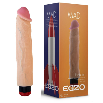 Вібратор EGZO Ciberskin, 23 х4,5 см