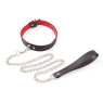 Нашийник з повідцем COLLAR HEART Black and Red