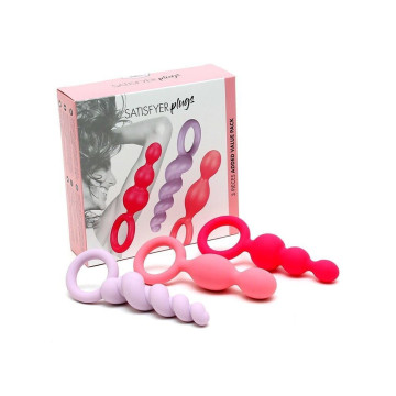Набір анальних іграшок Satisfyer Plugs colored, 3 шт
