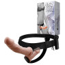 Страпон з вібрацією з 2-ма вібромоторами ULTRA PASSIONATE HARNESS STRAP-ON