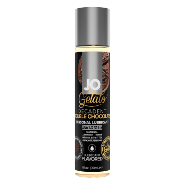 Змазка на водній основі JO GELATO Double Chocolate (30 мл) без цукру, парабенів та гліколю