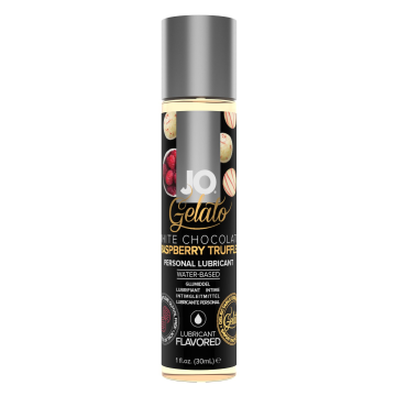 Змазка на водній основі JO GELATO White Chocolate Raspberry (30 мл) без цукру та парабенів