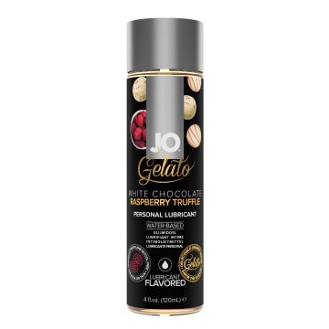 Змазка на водній основі JO GELATO White Chocolate Raspberry (120 мл) без цукру та парабенів