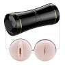 Мастурбатор із двома входами FOX Masturbation Cup - Double Ends black