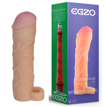 Подовжуюча Насадка - EGZO Ciberskin, 21 см х 3,9 см