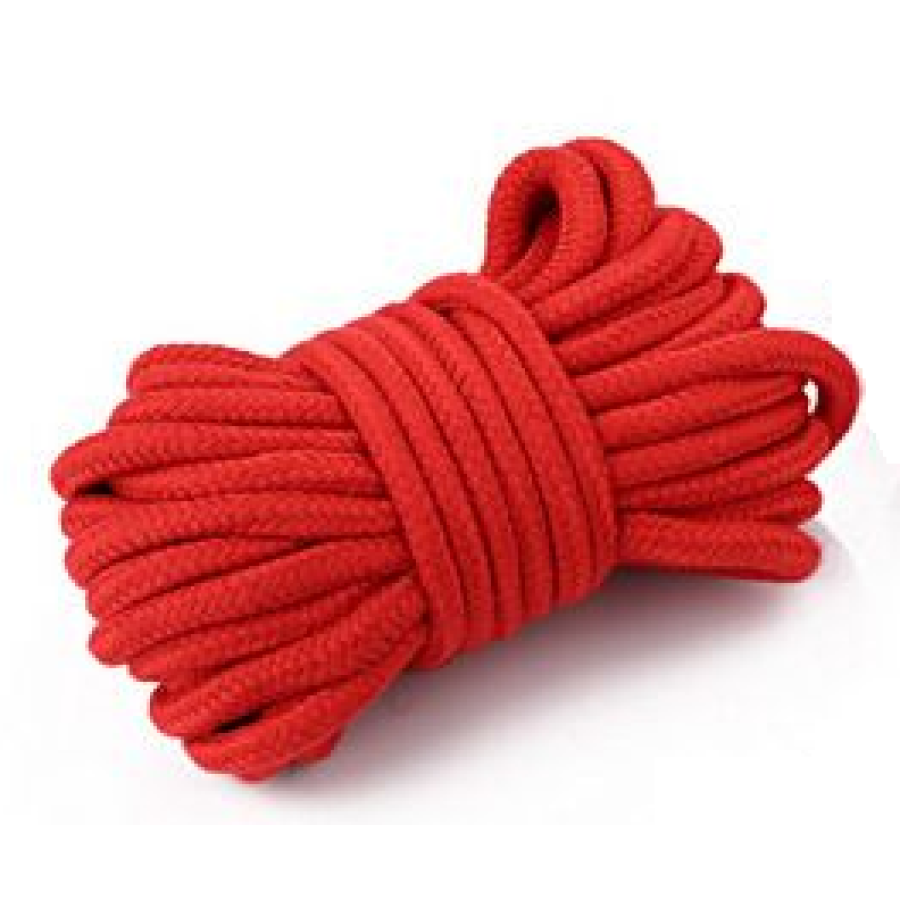 Мотузка для бондажа 10M RED, 10 метрів