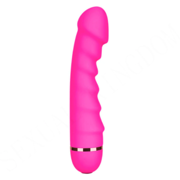 Вібратор м`який силіконовий Viberry для точки G, 20 режимів, рожевий, 16,3 см