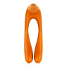 Вібратор на палець Satisfyer Candy Cane Orange