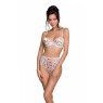 Еротичний комплект з малюнком Passion LOVELIA BIKINI XXL/XXXL, white