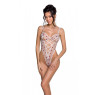 Еротичний боді з малюнком Passion LOVELIA BODY L/XL, white