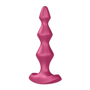 Анальний стимулятор-намистини з двома моторами Satisfyer Lolli-Plug 1 Berry