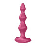 Анальний стимулятор-намистини з двома моторами Satisfyer Lolli-Plug 1 Berry