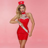 Еротичний костюм медсестри Гаряча Ванесса One Size Red